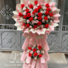 kệ hoa chúc mừng hoa hồng đỏ hoa hồng hồng sang trọng hiện đại chúc mừng sự kiện khai giảng thành công – Hoa Tươi Phúc An