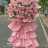 kệ hoa khai trương hoa hồng hồng sang trọng nhẹ nhàng chúc mừng khai trương may mắn phát đạt – Hoa Tươi Phúc An