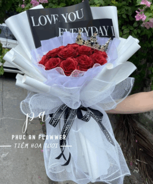 bó hoa tặng mẹ, tặng vợ, tặng bạn gái đẹp sang trọng - Hoa tươi Phúc An
