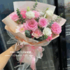 Bó hoa hồng phấn và cát tường trắng nhẹ nhàng, bó hoa sinh nhật tông hồng pastel, bó hoa hồng phấn đẹp lãng mạn, bó hoa tươi tặng bạn gái dịu dàng, bó hoa hồng phấn và cẩm chướng, bó hoa pastel thanh lịch, bó hoa tươi mềm mại nữ tính
