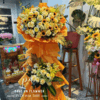 kệ hoa chúc mừng hoa hướng dương hoa hồng vàng sang trọng chúc mừng khai trương thành công phát triển thịnh vượng – Hoa Tươi Phúc An