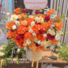 giỏ hoa chúc mừng rực rỡ, giỏ hoa tông cam sang trọng, giỏ hoa hồng cam đẹp, hoa chúc mừng 20/11 ý nghĩa, giỏ hoa tặng thầy cô, hoa tươi chúc mừng sang trọng, giỏ hoa tươi cao cấp, hoa tươi trang trí sự kiện