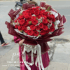 bó hoa hồng đỏ lãng mạn, hoa hồng đỏ tặng người yêu, bó hoa hồng đỏ sang trọng, hoa tặng sinh nhật người yêu, bó hoa tình yêu nồng cháy, hoa hồng đỏ đẹp tặng bạn gái
