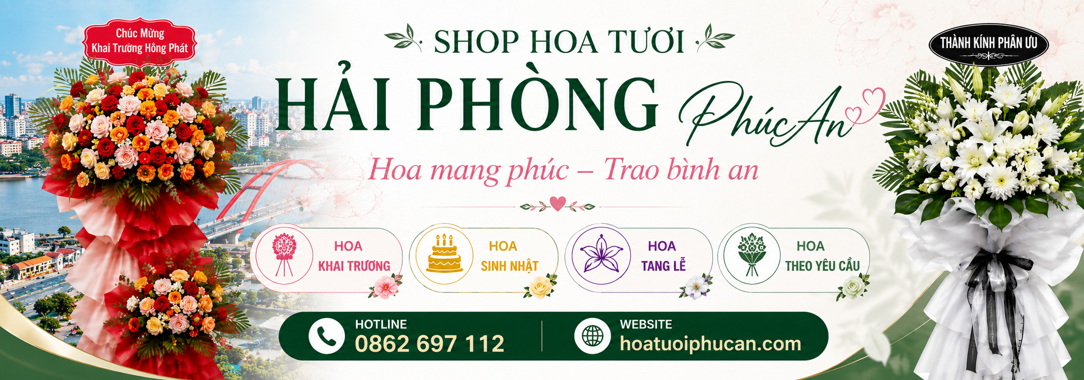 điện hoa hải phòng rẻ đẹp uy tín