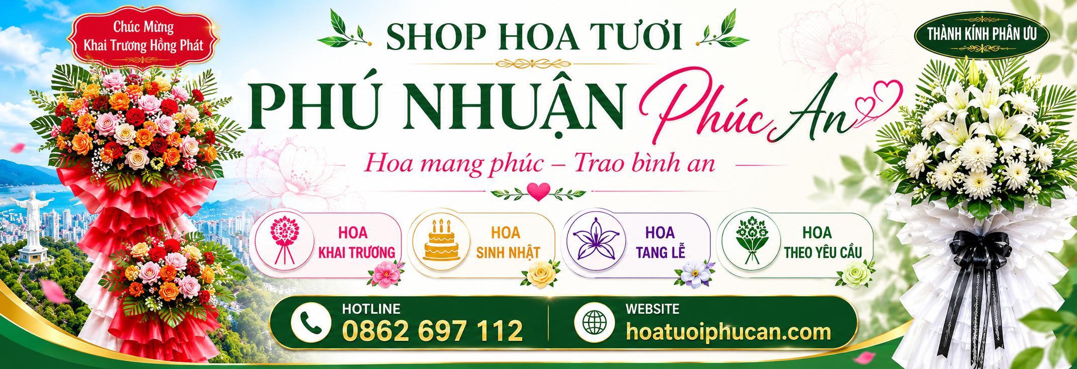 điện hoa giá rẻ phú nhuận