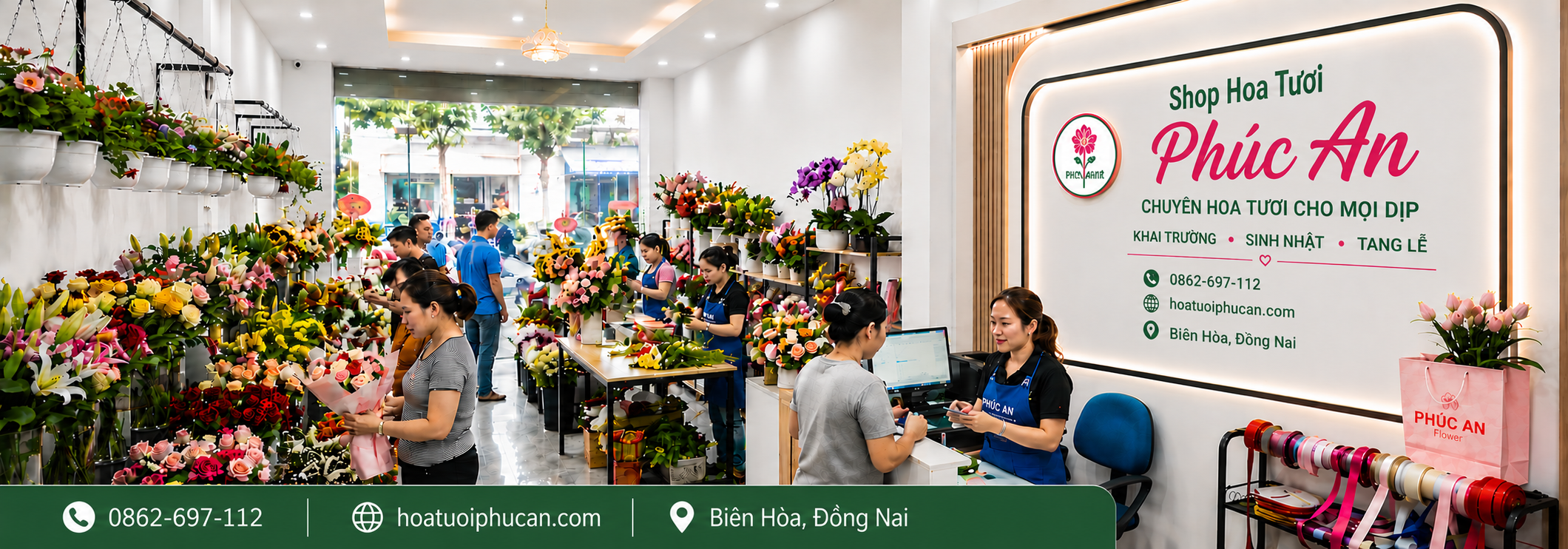 shop hoa tươi biên hòa