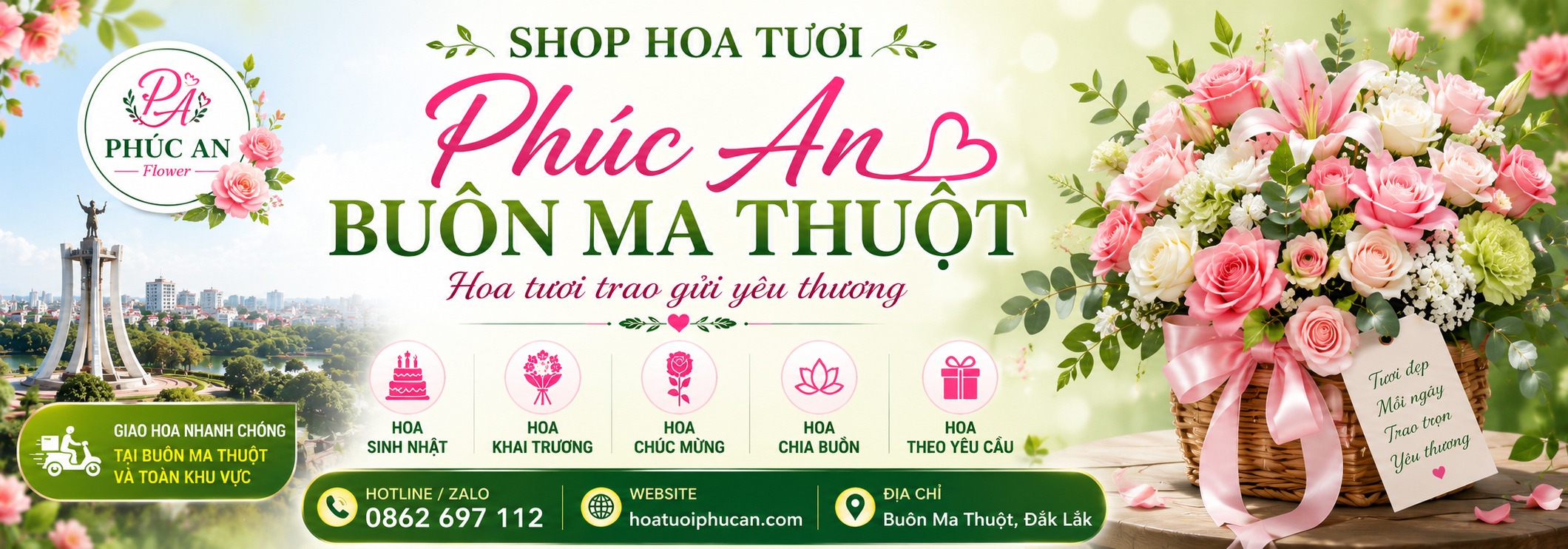 shop hoa tươi buôn ma