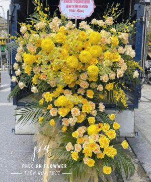 kệ hoa chúc mừng đẹp
