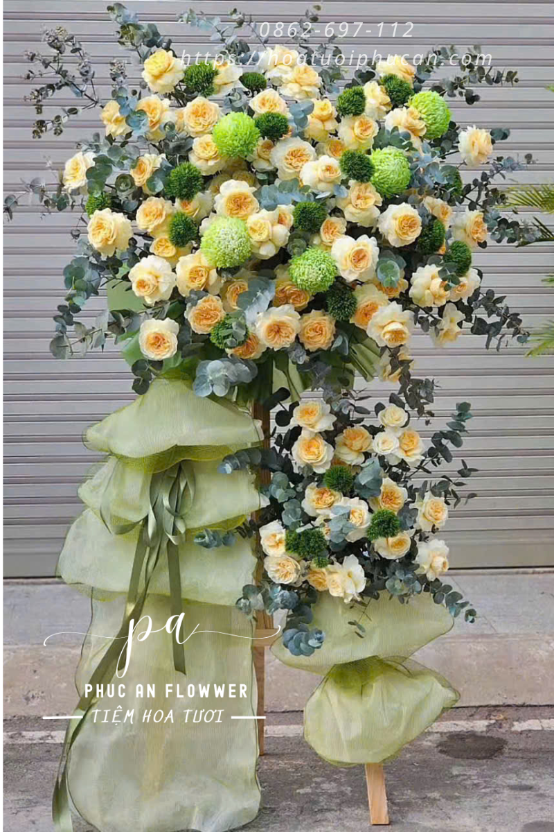 kệ hoa khai trương cao cấp