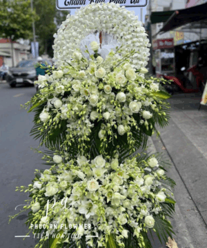 kệ hoa chia buồn lan hồ điệp