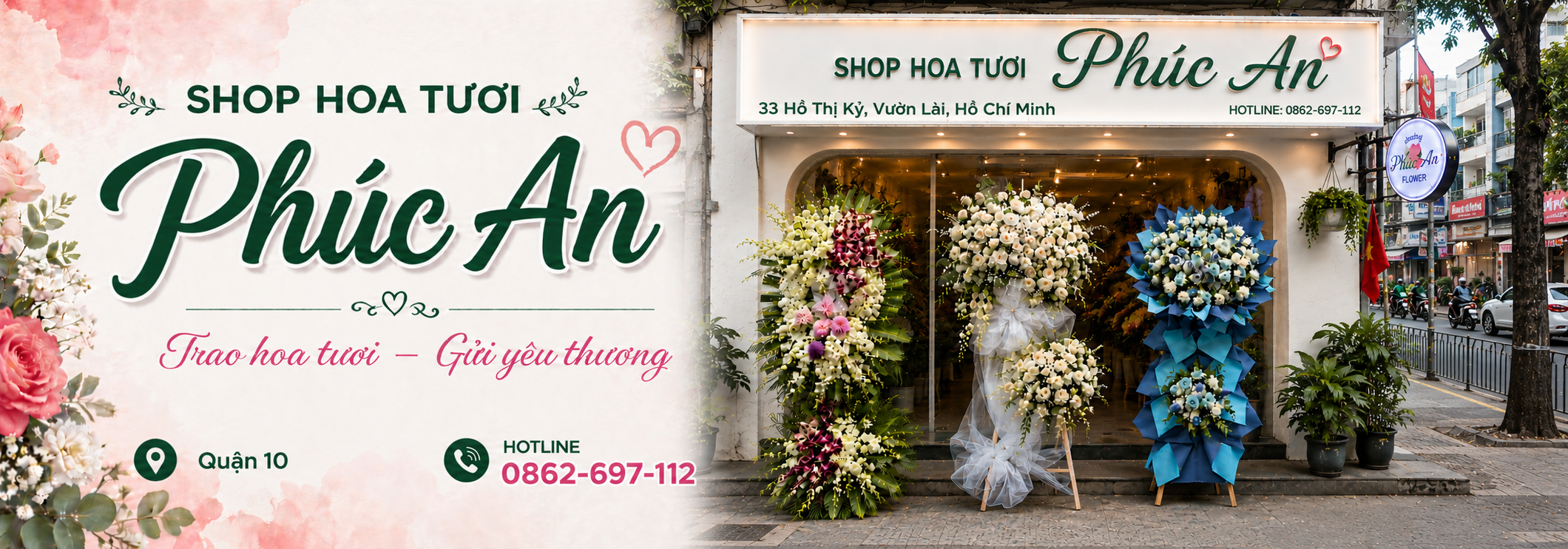 shop hoa tươi quận 10