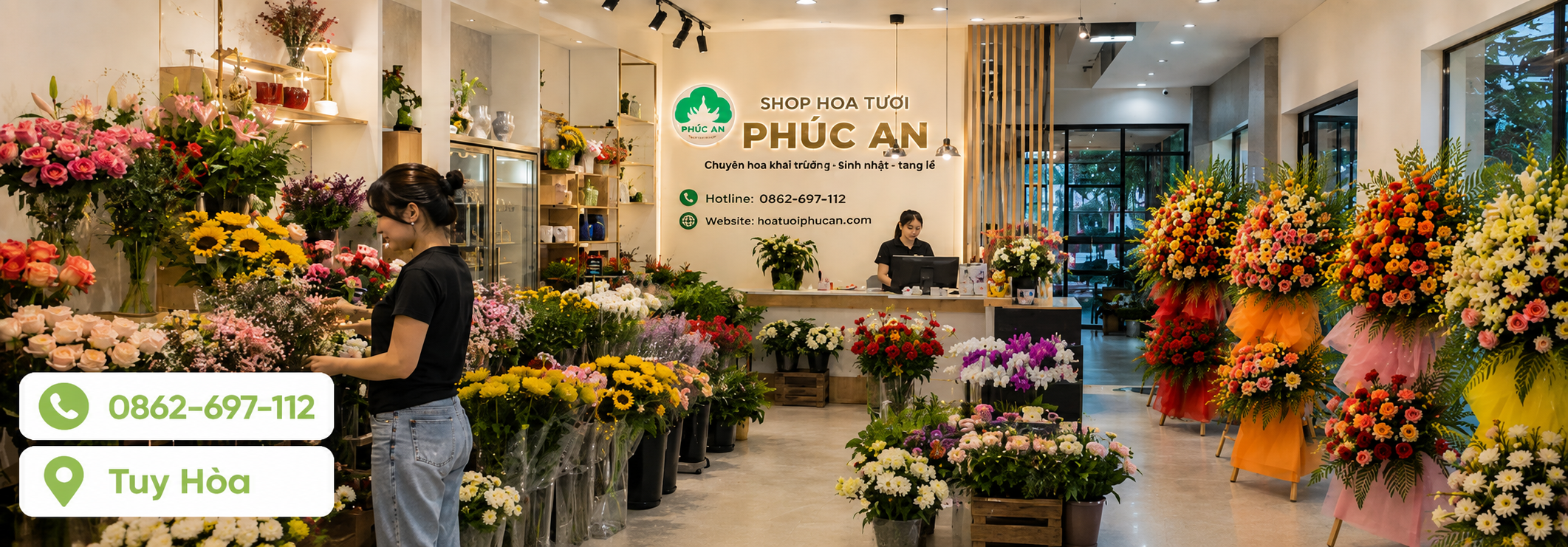 shop hoa tươi tuy hò