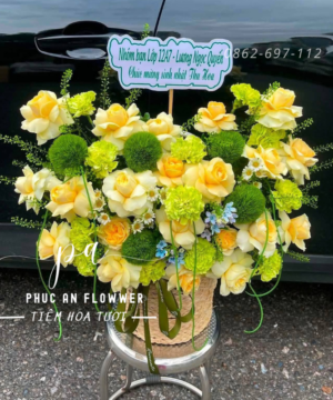 giỏ hoa tặng sinh nhật