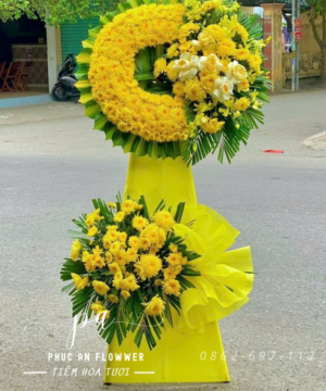 vòng hoa chia buồn