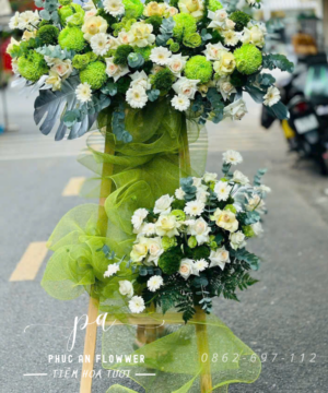 kệ hoa chúc mừng đẹp