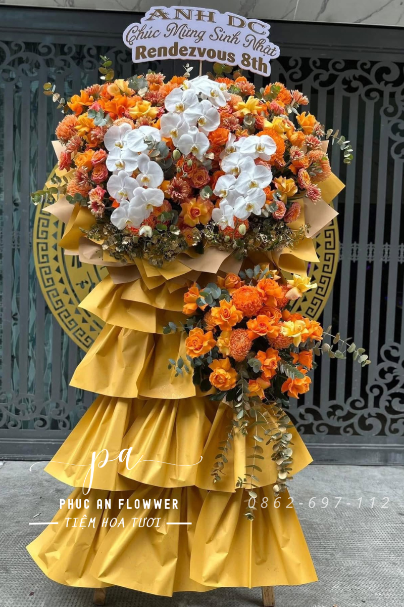 kệ hoa chúc mừng phúc an