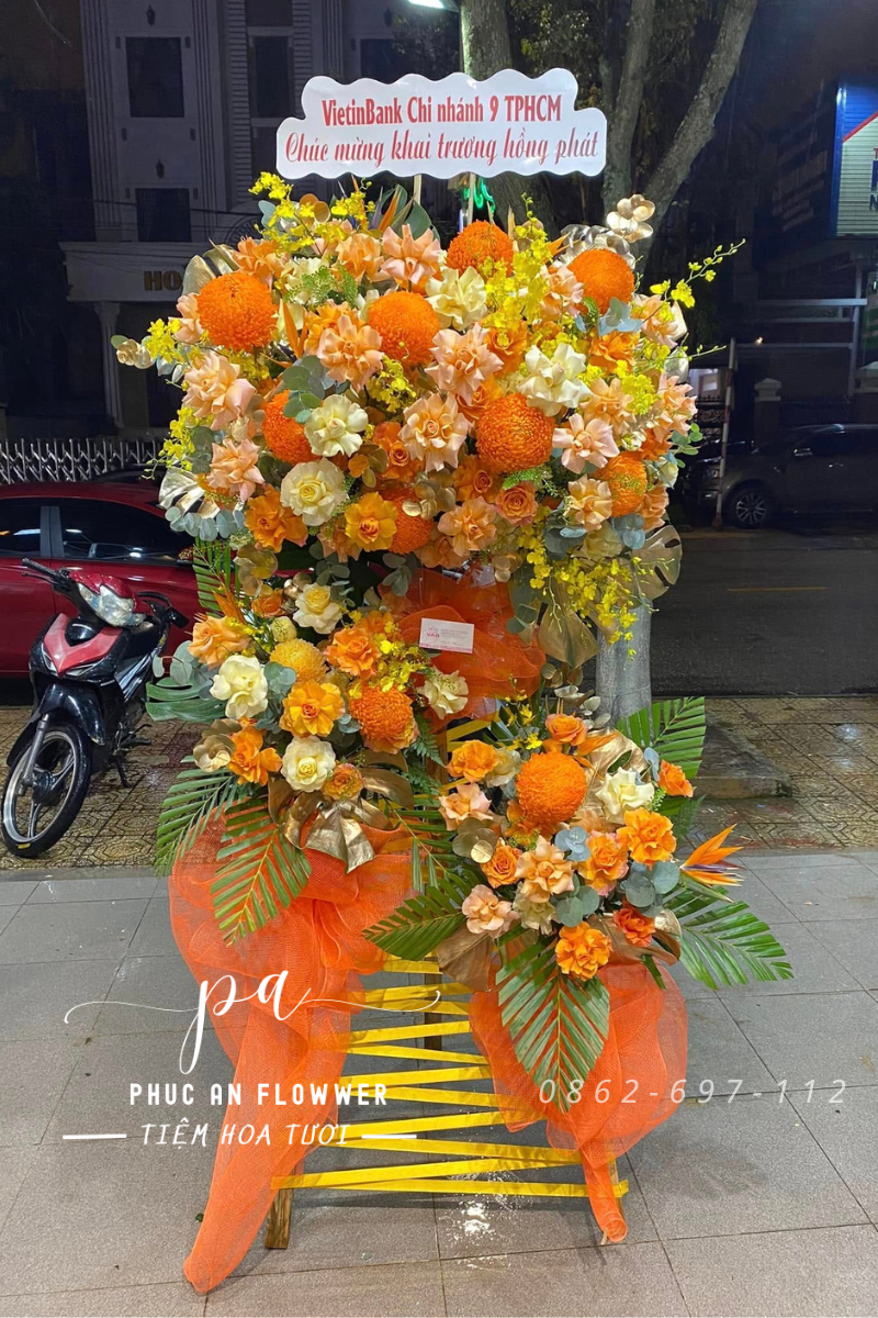 kệ hoa khai trương vạn lộc