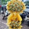 kệ hoa khai trương vàng