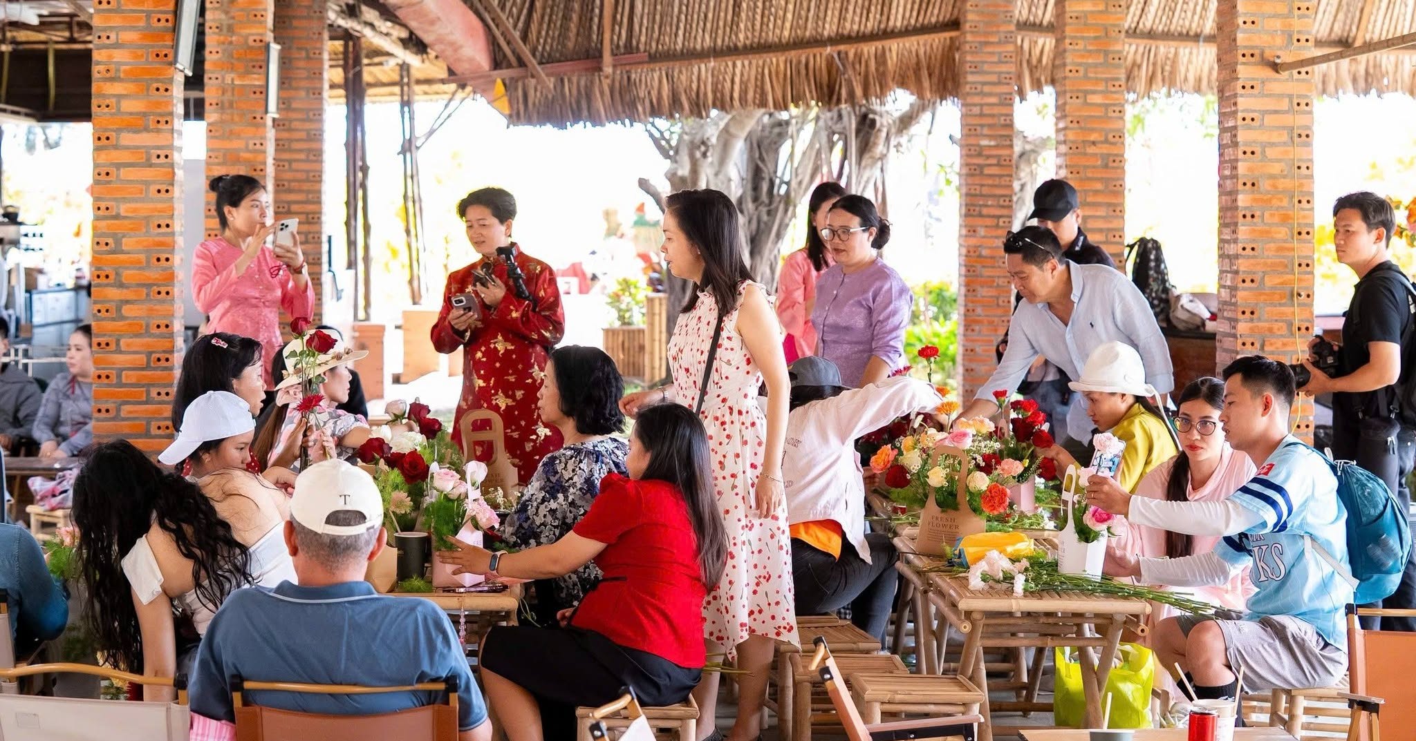 khóa học cắm hoa