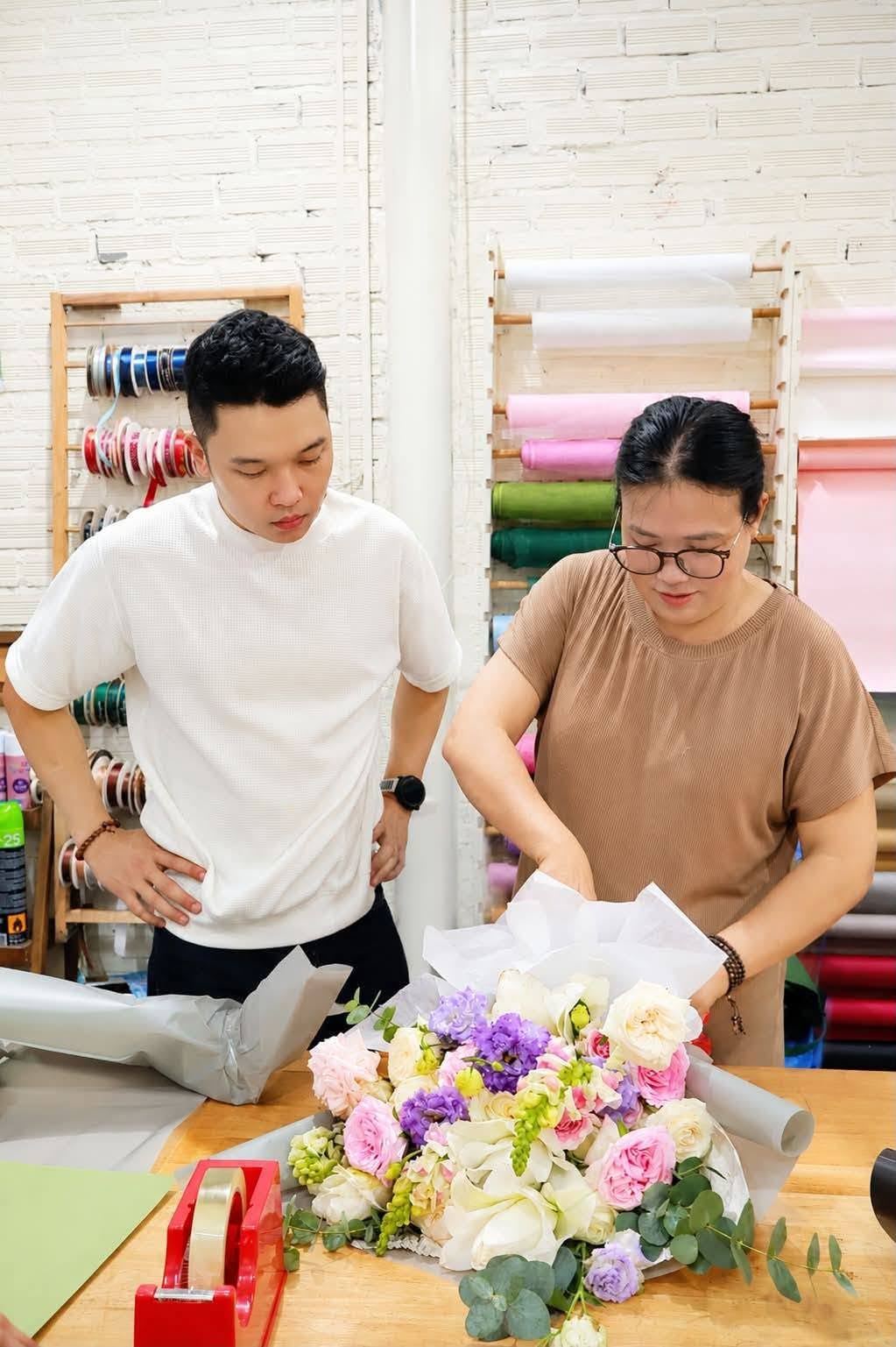 lớp học cắm hoa cơ bản