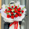 Shop hoa Sa Đéc Đồng Tháp – bó hoa hồng đỏ tươi Phúc An
