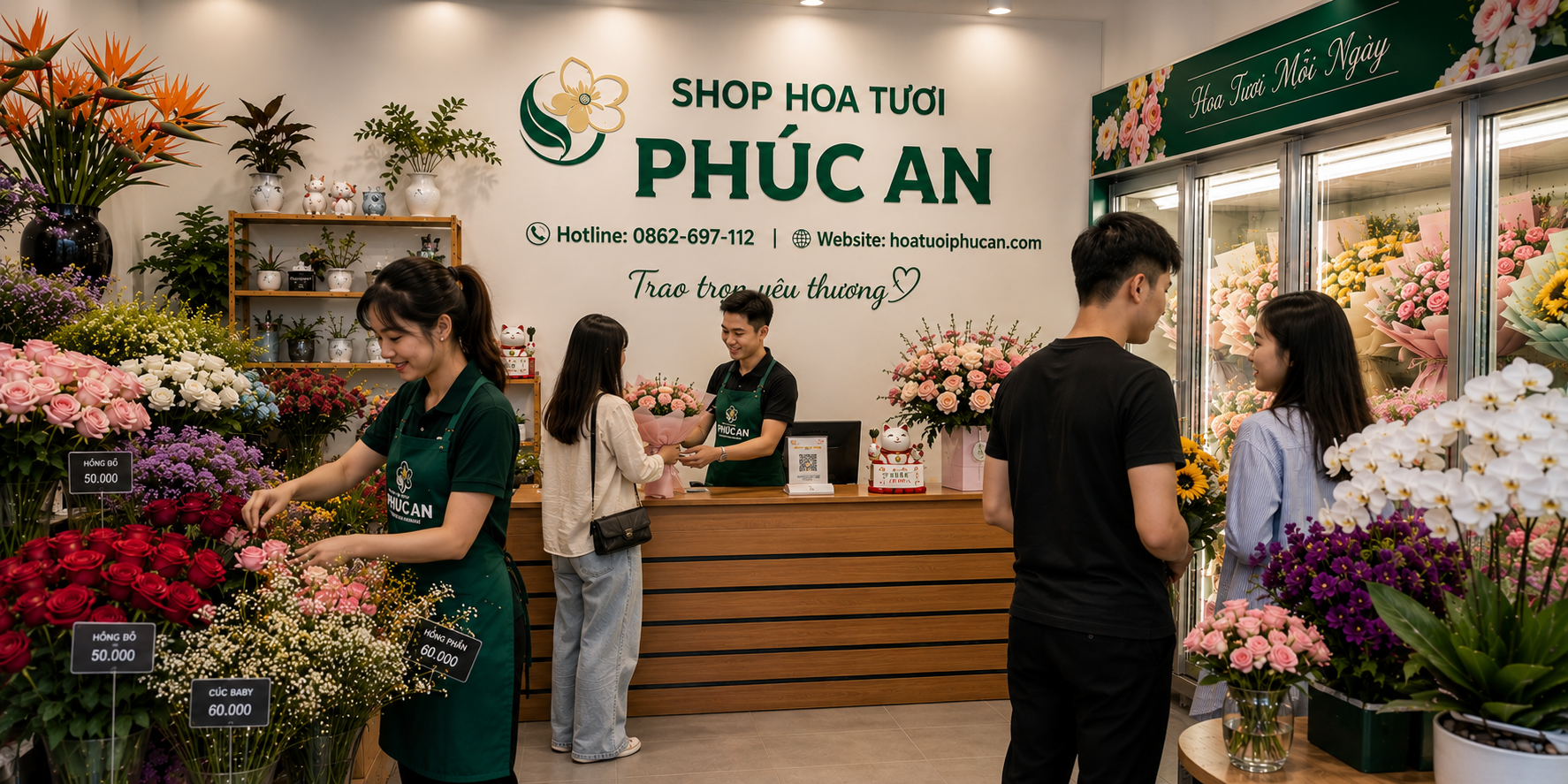 Shop hoa tươi Vĩnh Long