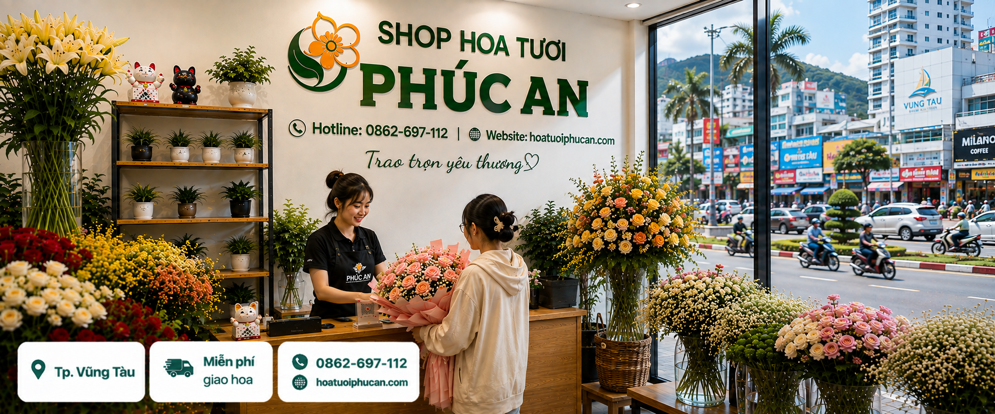 shop hoa tươi vũng tàu